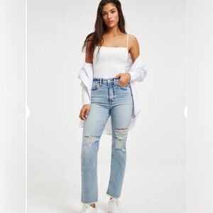 Good American Good Boy Curvy Jean New With Tags